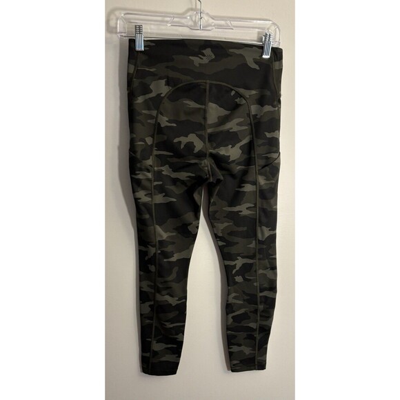 ATHLETA Ultimate 7/8 Tight Olive Camo Women Small Ankle Pocket Legging High Rise - Picture 4 of 13